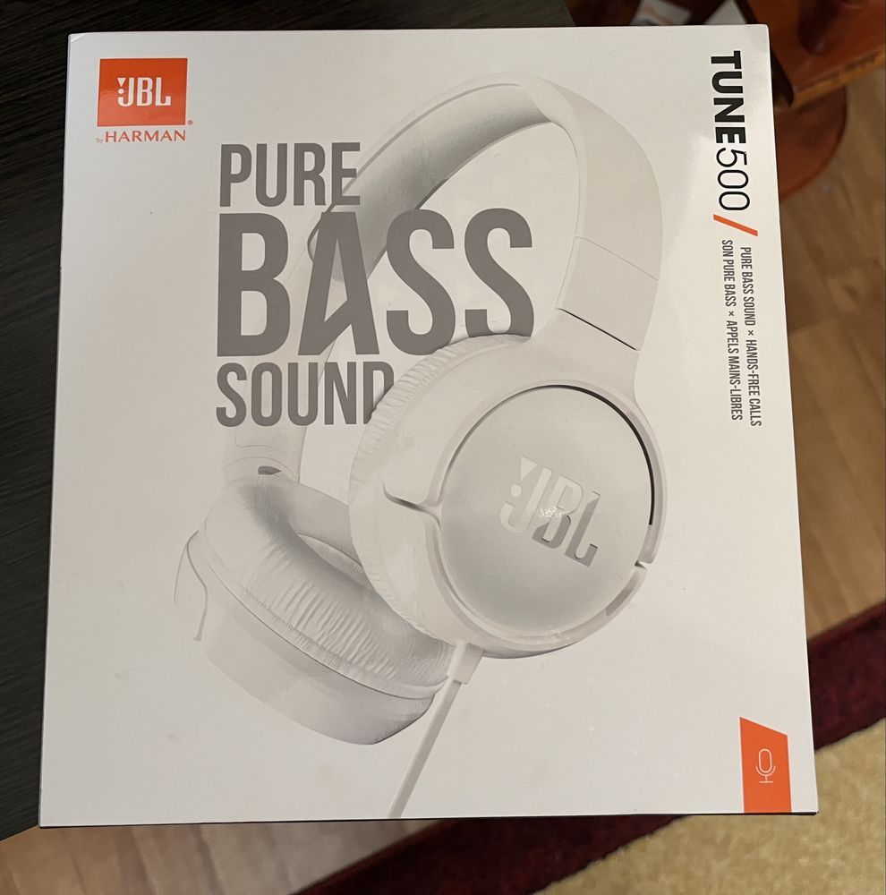 Наушники накладные JBL Tune 500 White