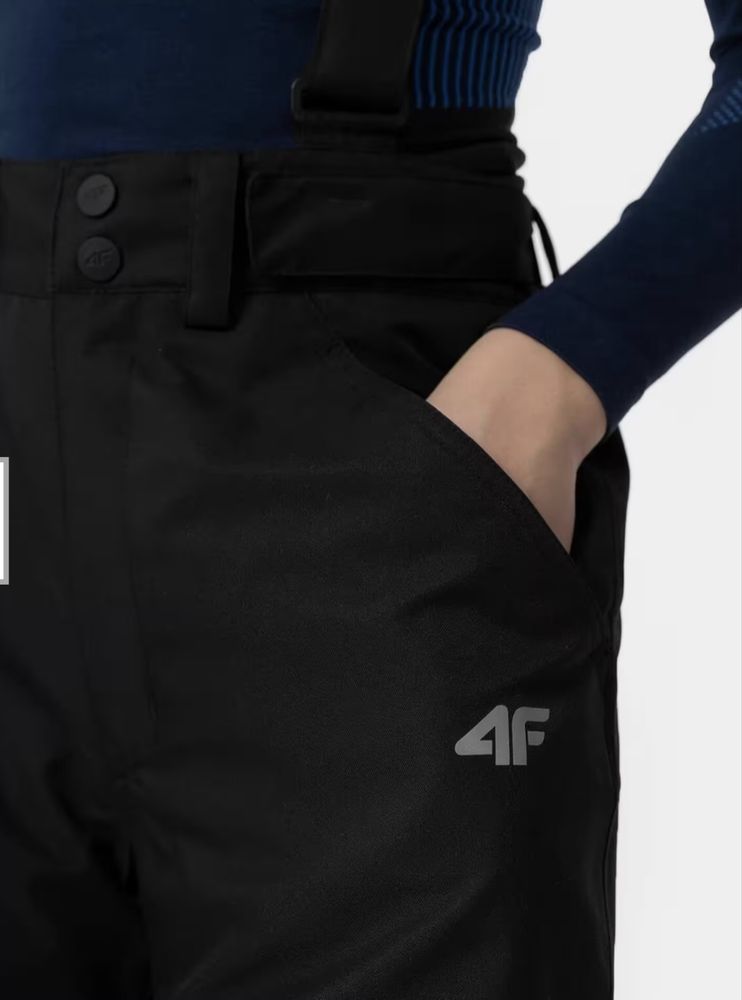 Pantaloni ski 4F, Neodry 8000, negru, 134 cm