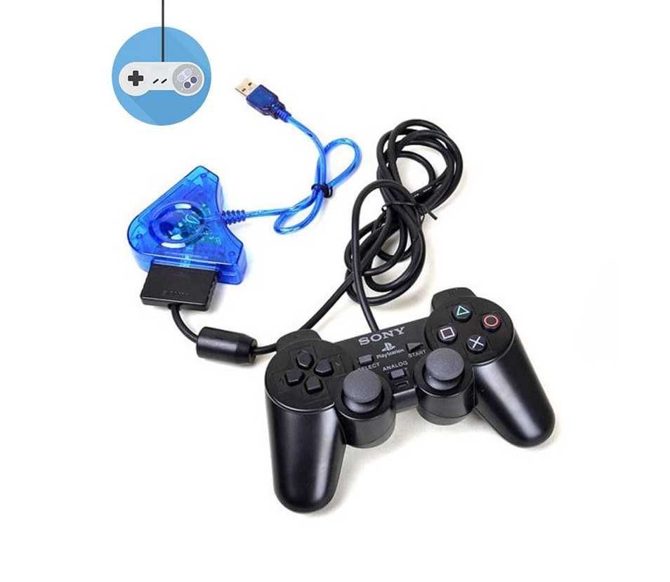 Адаптер от джойстик на PS1 или PS2 към PC