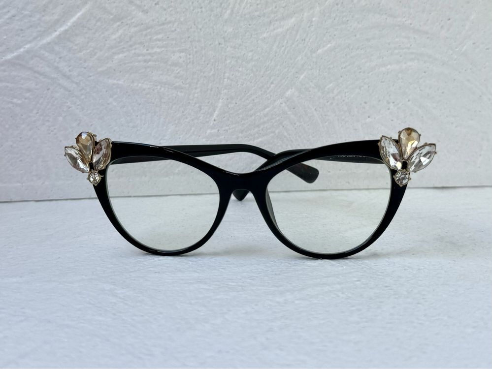 Gucci Прозрачни слънчеви очила с камъни ,за  компютър диоптрични рамки
