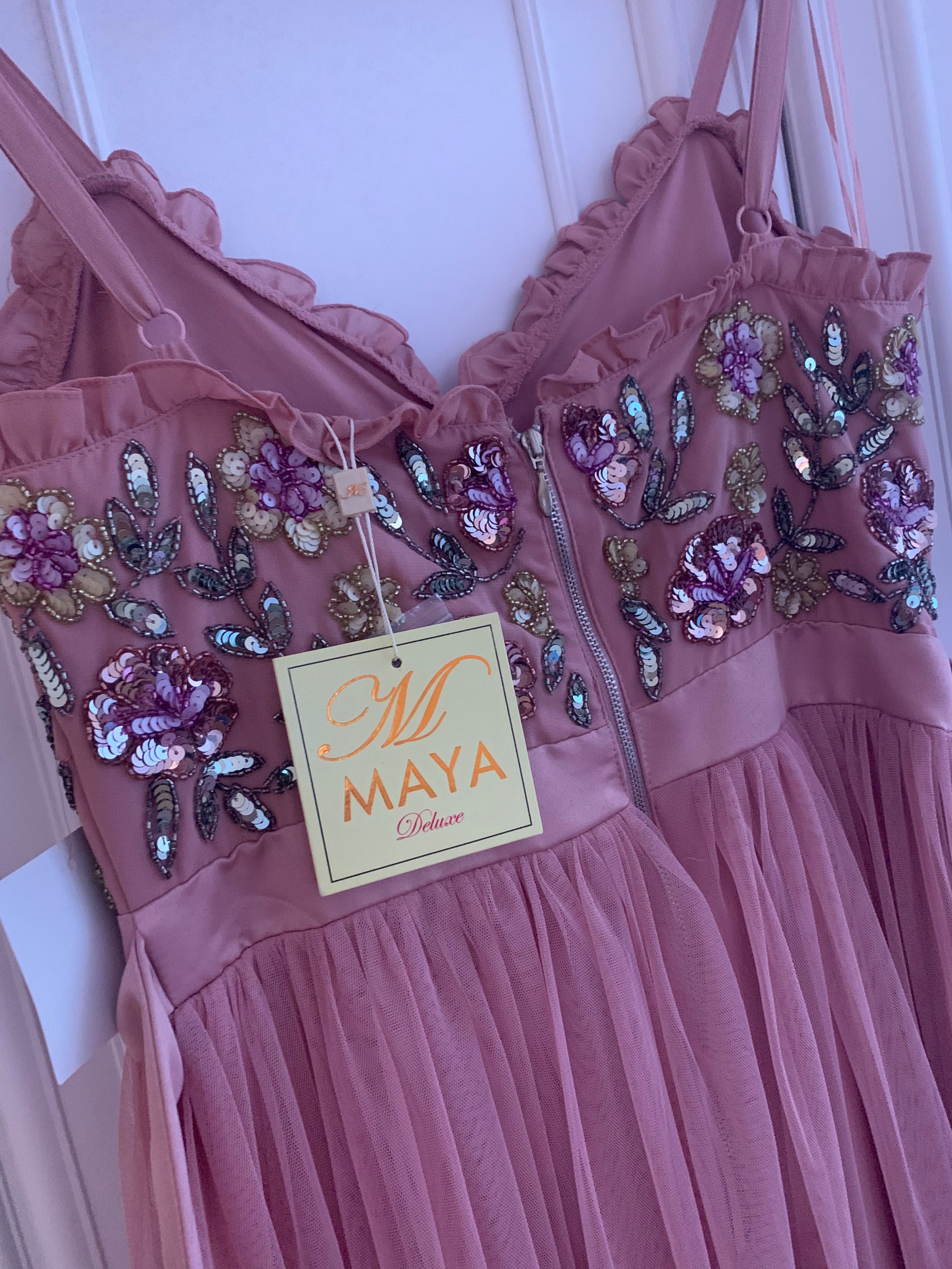 Дълга официална рокля Maya Deluxe - нова с етикет, размер 38(М)