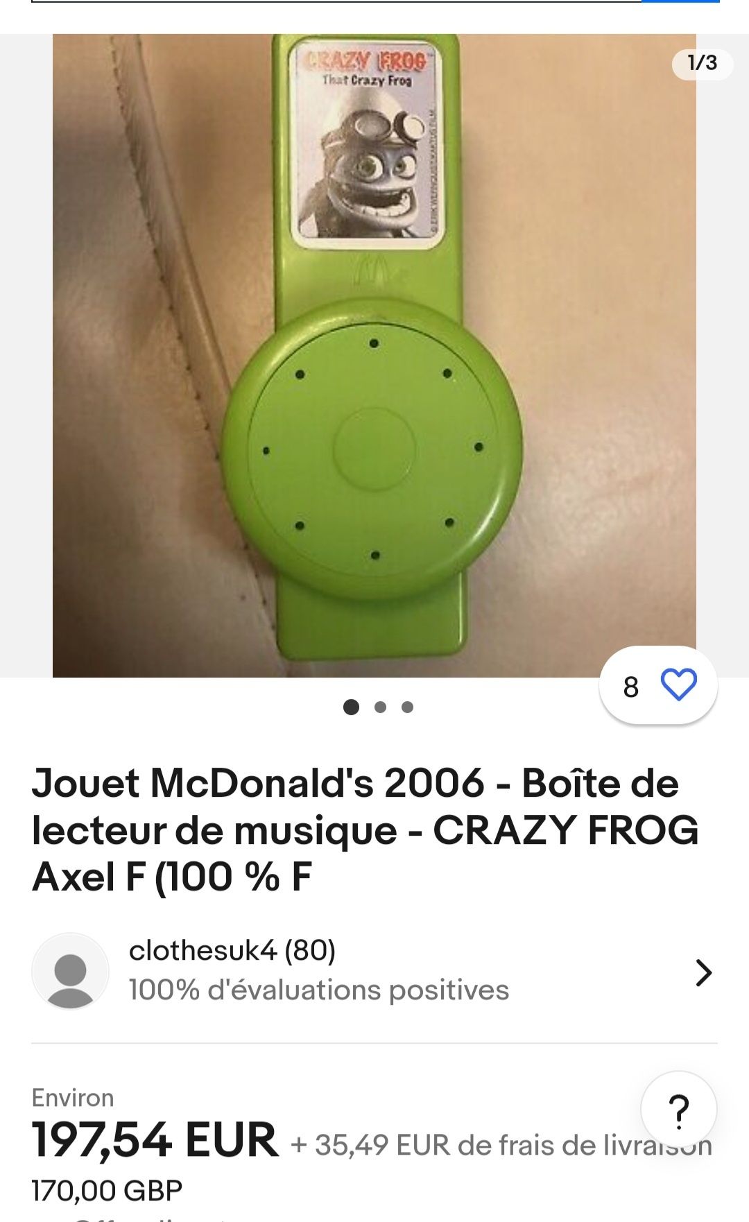 Crazy frog mcdonalds mp3 2006