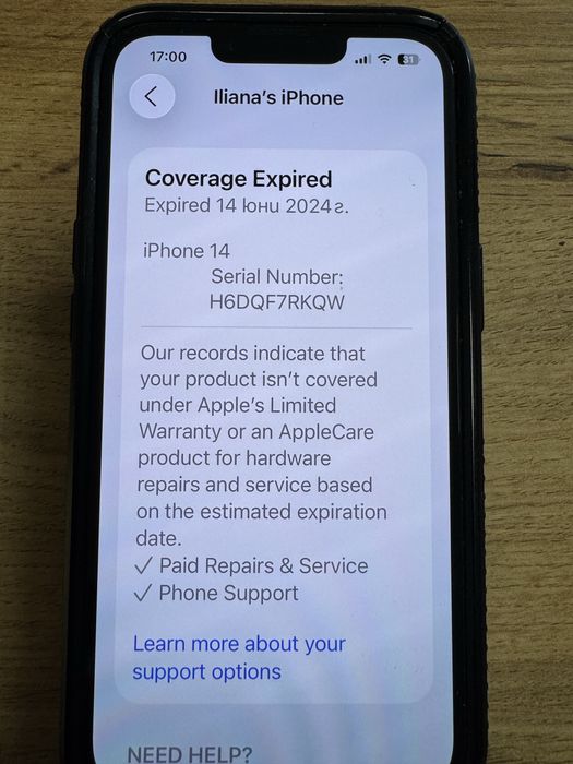 Apple iphone 14 256 gb. Black.