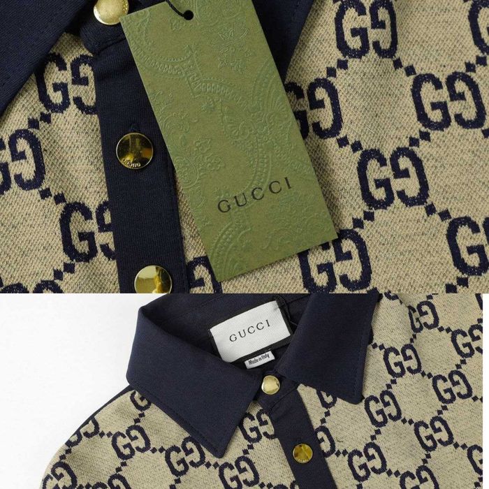 Мъжка Тениска Gucci с яка polo