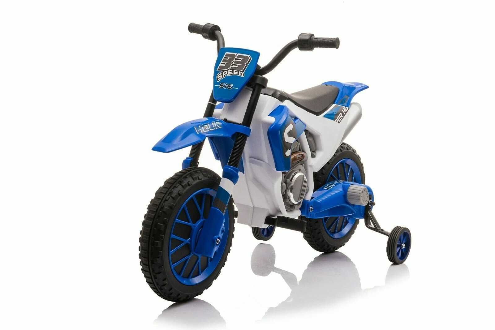 Motocicleta electrica pt. copii Kinderauto BJH022 2x35W 12V #Albastru