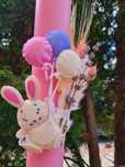 Lumanare botez handmade