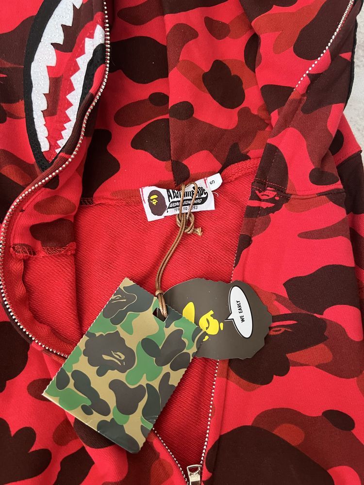 Суитчери Bape zip up S и М размер