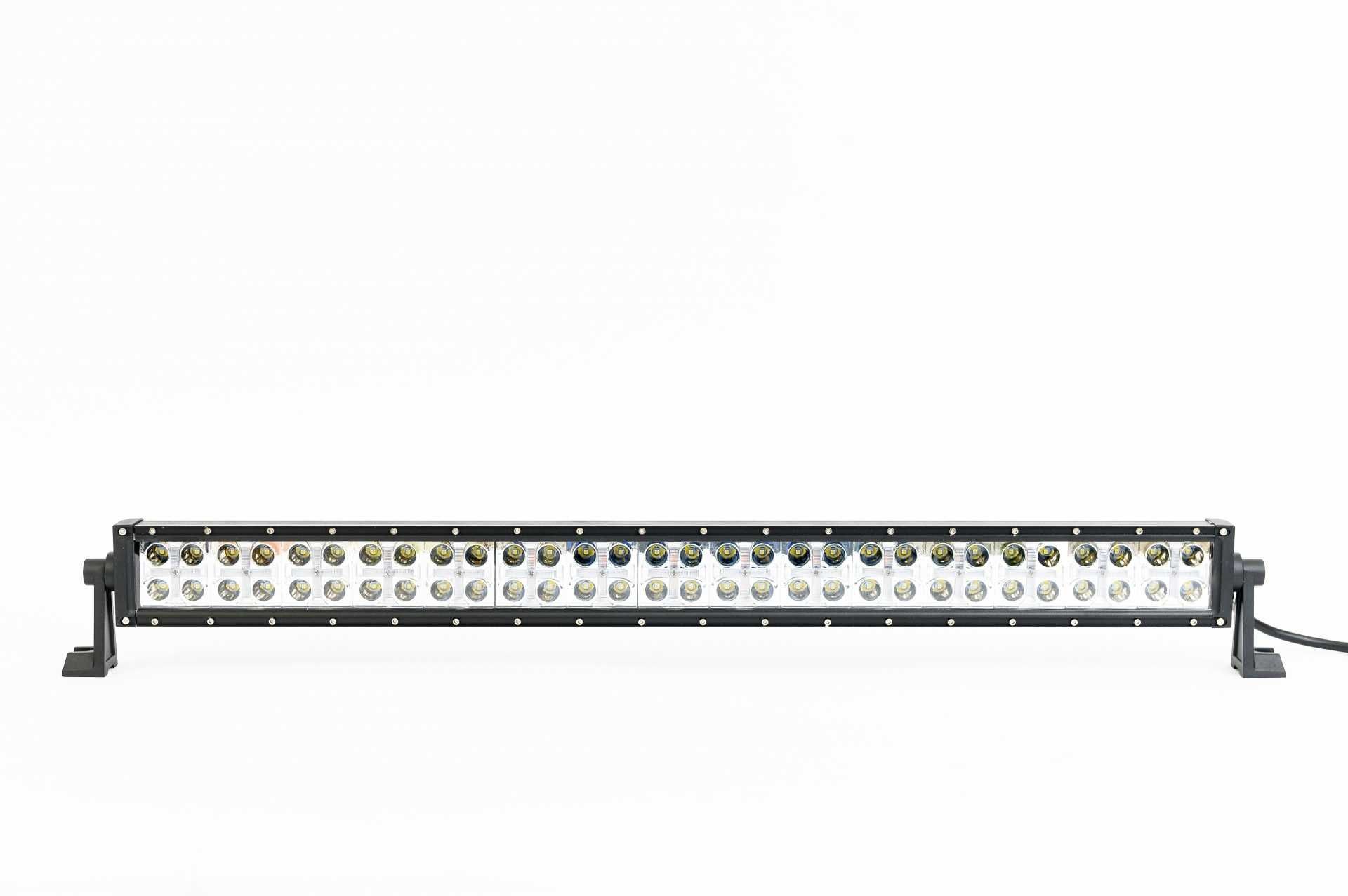 Лед Диоден Бар Прожектор Бяла и Оранжева, Жълта Светлина 180W 12V 24V