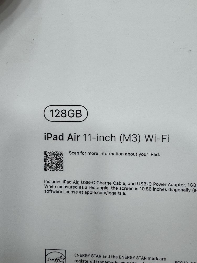 Ipad air m3 11-inch 128 wifi NEW