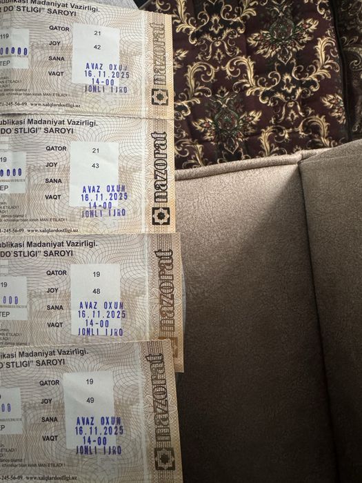 Avaz oxunga belit bor 4 ta 19 qator 2 ta 21 qator 2 ta belit bor