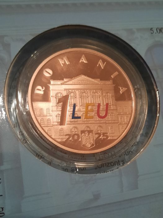 1 leu tombac Lucian Blaga