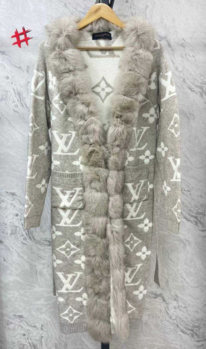 Palton dama cu blana și casmir