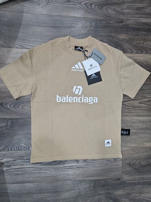 Мъжка тениска Balenciaga и Adidas