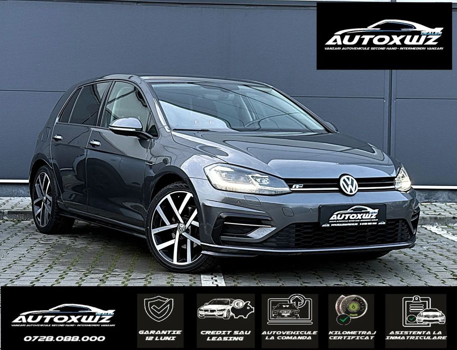 Volkswagen Golf Garantie12Luni/R.Line/FaruriLed/Alcantara/CeasuriPlasma