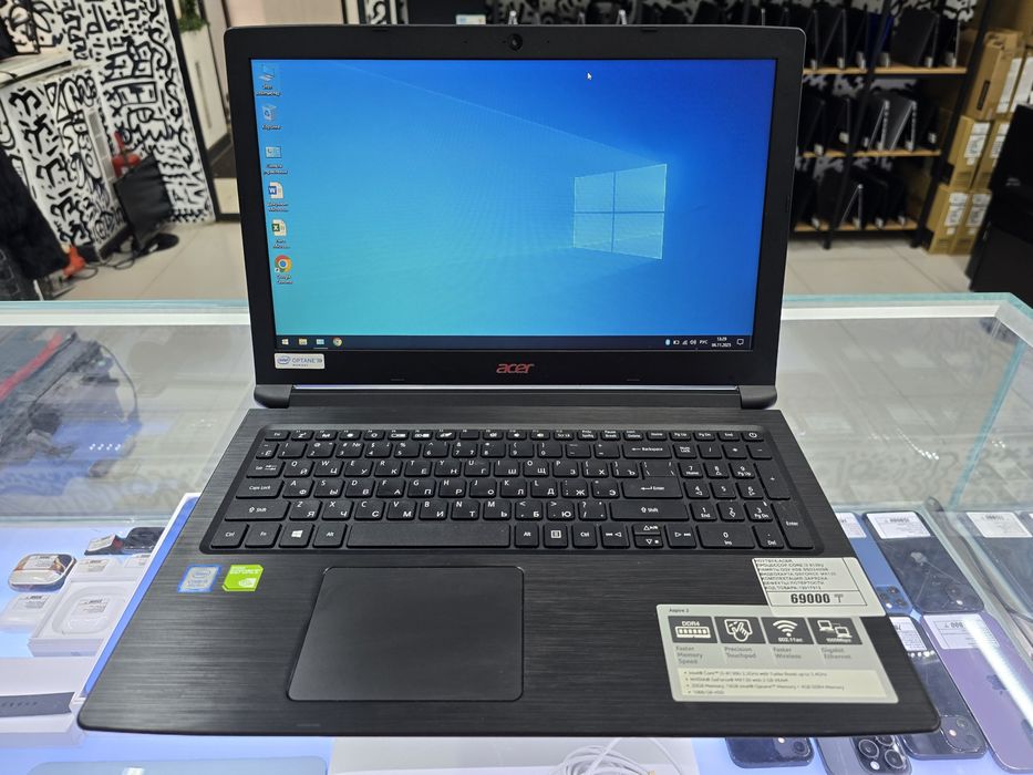 Ноутбук Acer core i3 8130u озу 4gb ssd240gb Mx130 рассрочка