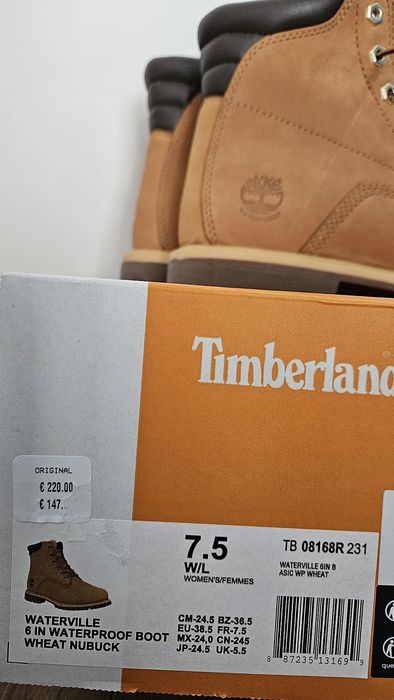 Timberland ghete originale Waterville 6 In Waterproof Boot