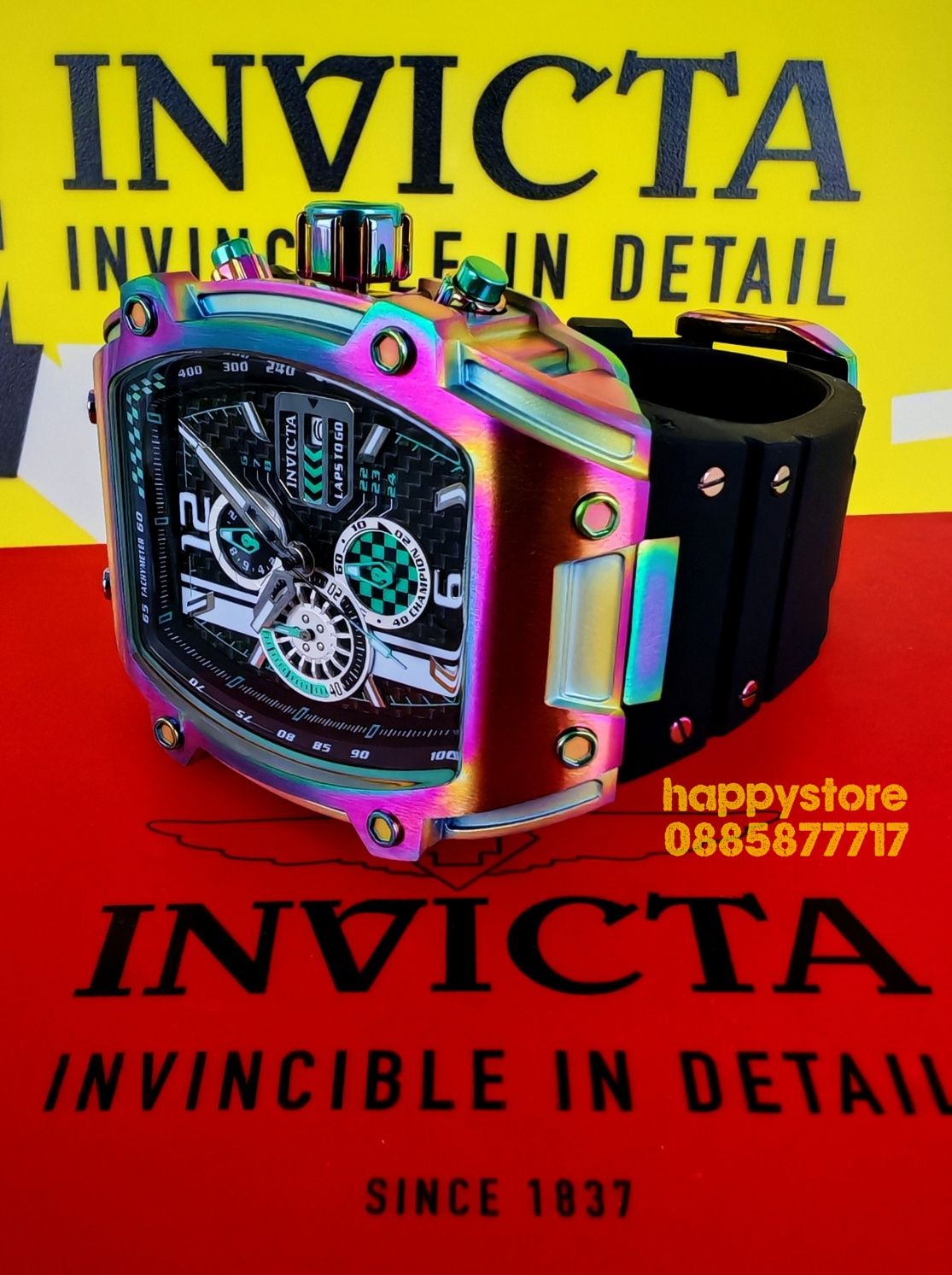 INVICTA Rainbow 48-68 mm, Инвикта нов ръчен часовник