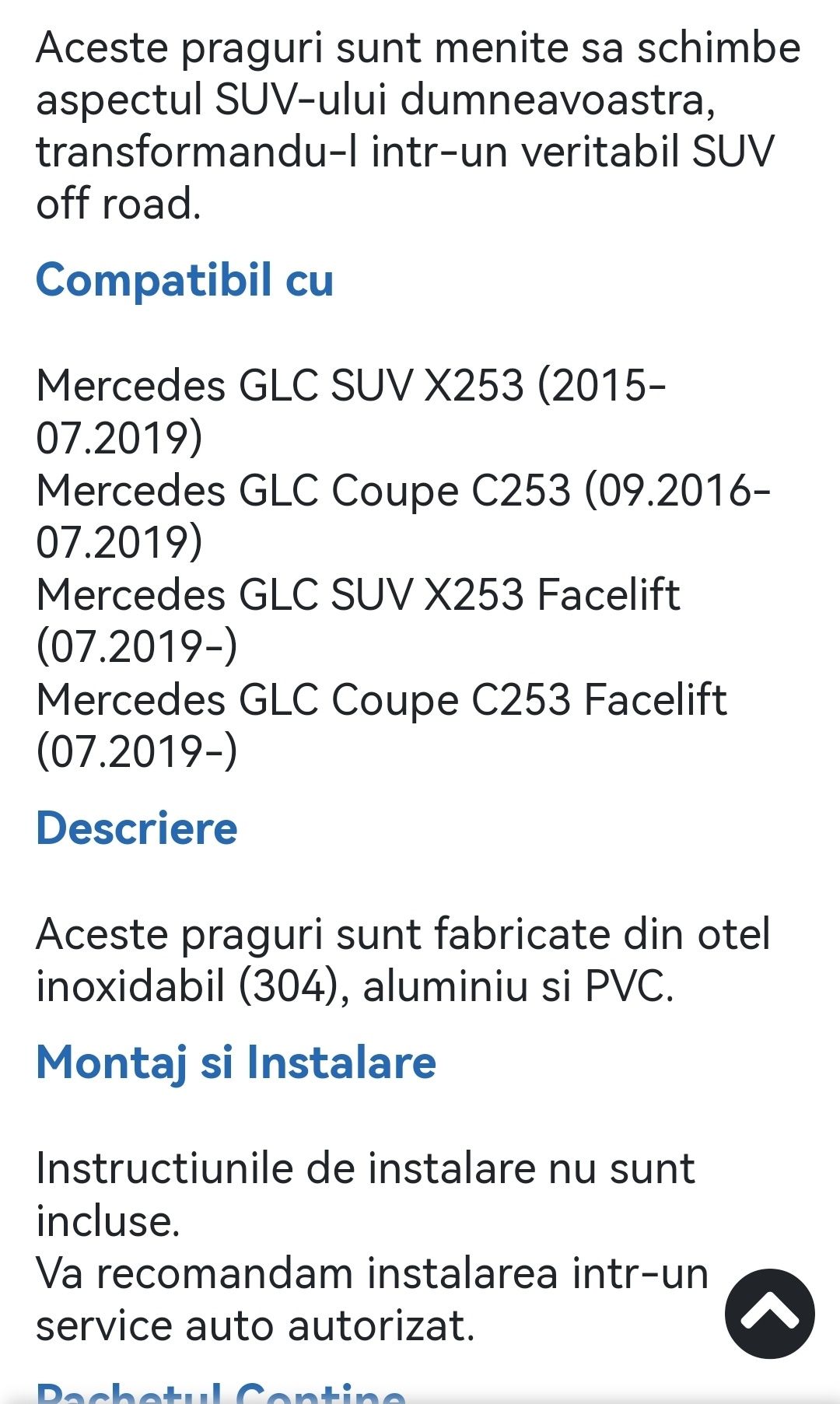Praguri Mercedes-Benz GLCX 253