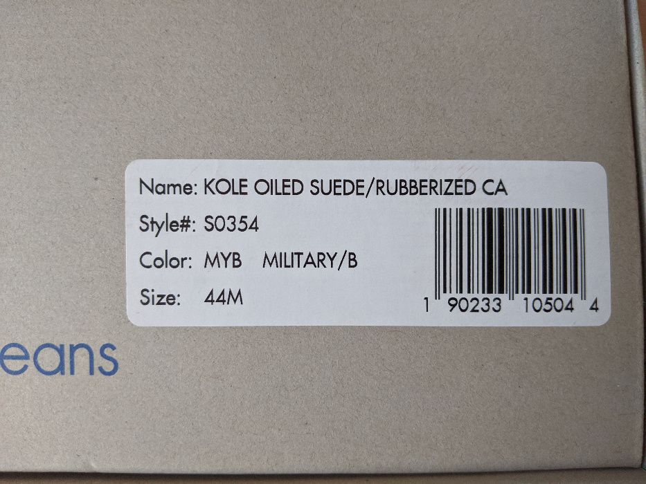 Ghete Calvin Klein Kole Verde Military 44 Piele Intoarsa Oleita