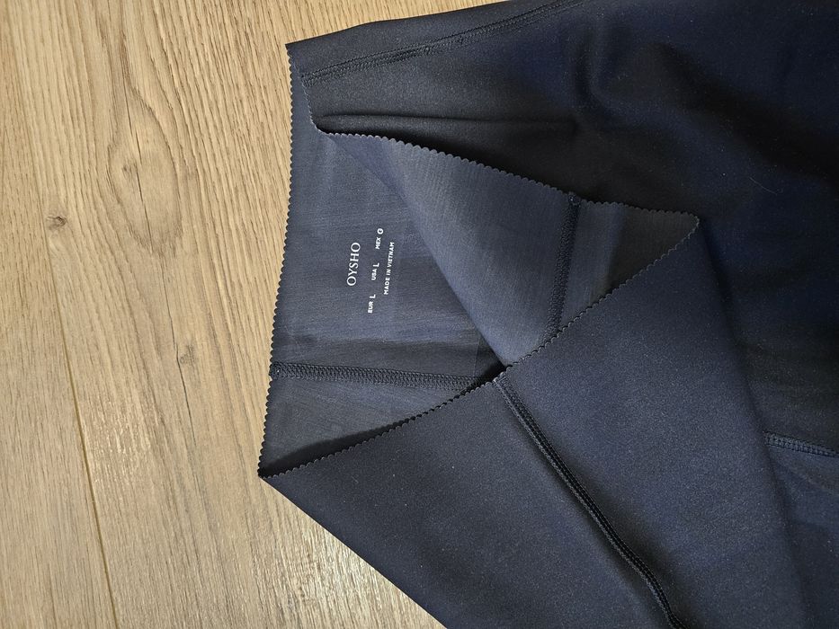 Дамски дънки H&M с ластик тип paperbag 42 номер