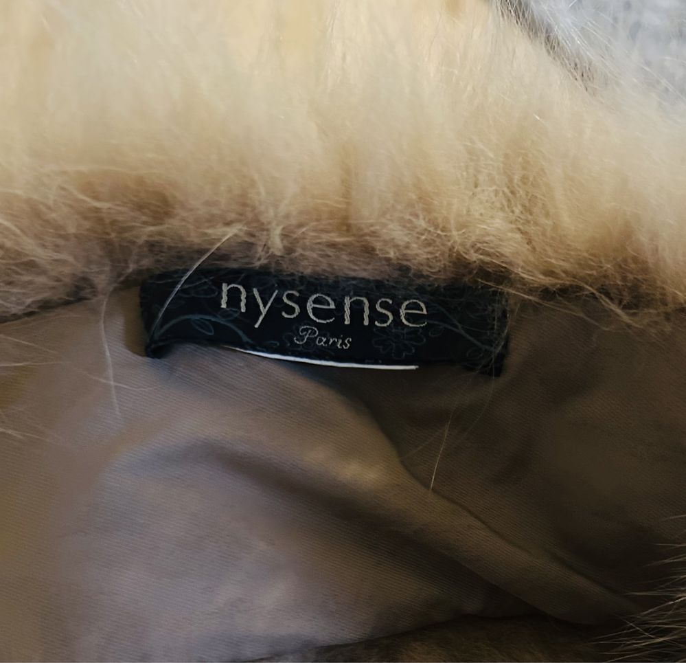 Горжетка, лисий брендовый воротник Nysense, Paris