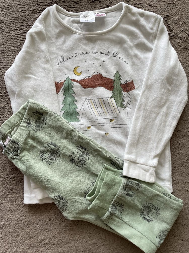2 Детски пижами Zara 110, 4-5 години