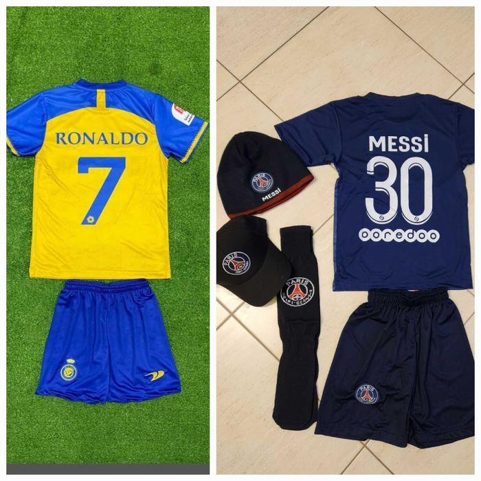 Ronaldo vs Messi Al Nassr vs PsG 2023 детски екипи от 4 до 16г ново