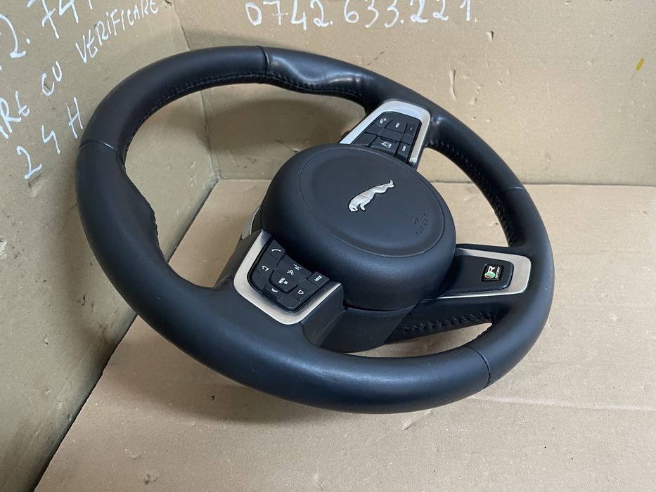 Volan cu airbag padele R SPORT Jaguar F-pace E-pace XF XJ 2015-2024