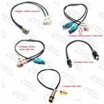 Adaptor antena conector 2FAKRA,RAST, ISO,ROKA,FME, SMA