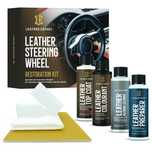 комплект за възстановяване на сив кожен волан leather expert ...