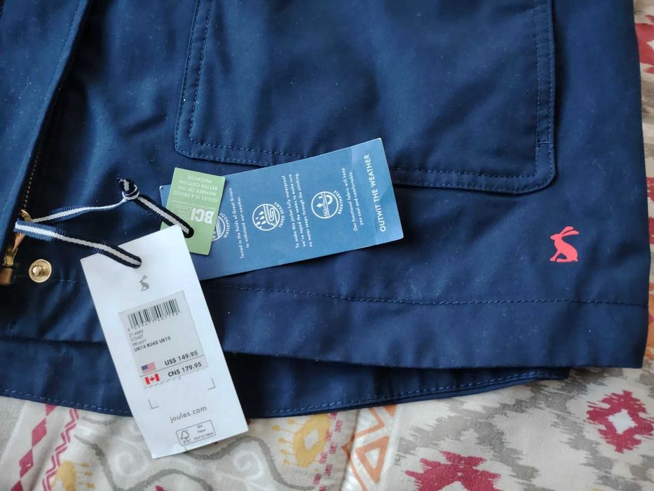 Geaca Dama Joules Coast Waterproof-Nou cu eticheta 42-Originala