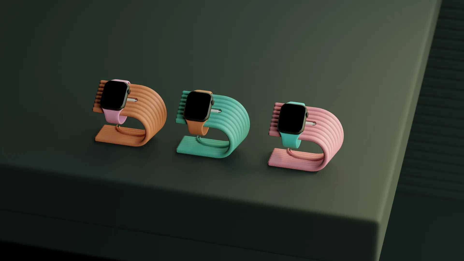 Suport elegant incarcare ceas Apple Watch wireless