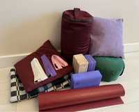 Подушки для медитации, одеяла для йоги