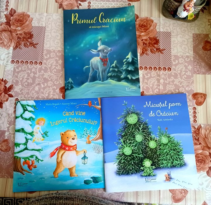 Vand carti noi cu tematica de Crăciun pt copii 3+