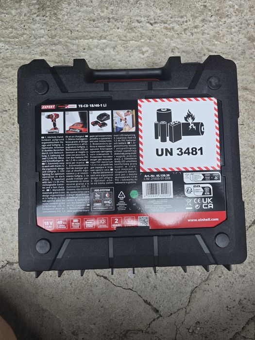 Filetanta Einhell ORIGINAL GERMANIA, nou la cutie  cu 2 acumulatori