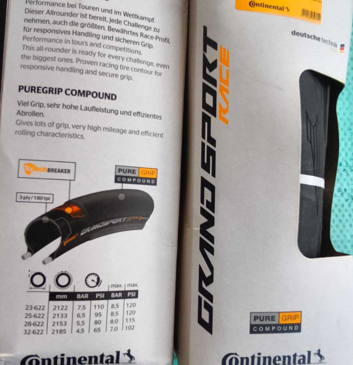 покрышки Continental Grand Sport (race) 700x32