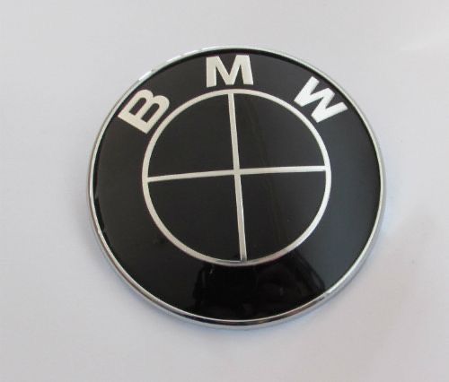Set 7 embleme NEGRE FULL BLACK logo BMW E30 E36 E39 E46 E60 E61 e87