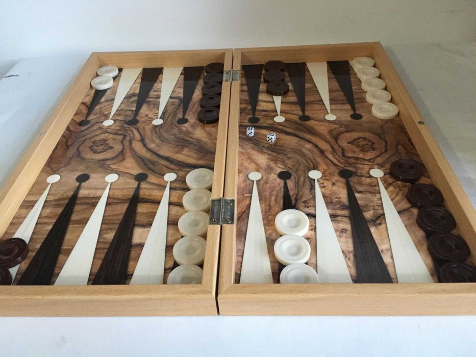 Joc Table (joc de Table) NOU - Lux lemn lacuit. SIGILAT!