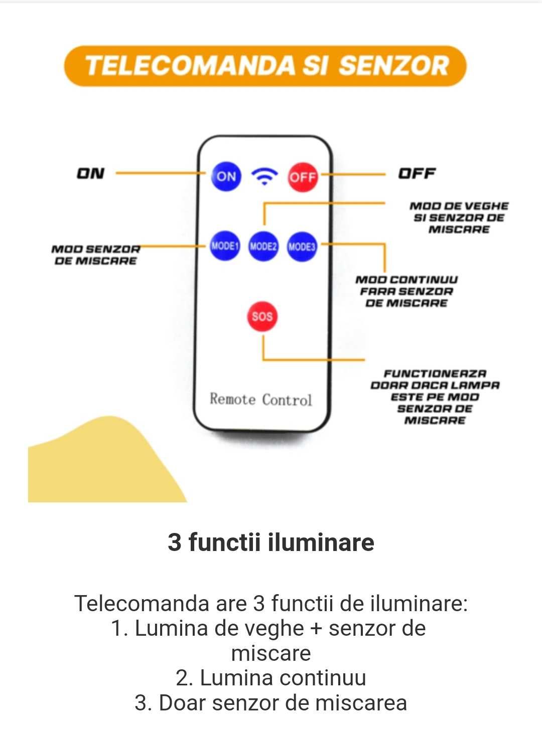 Lampa solară  de exterior