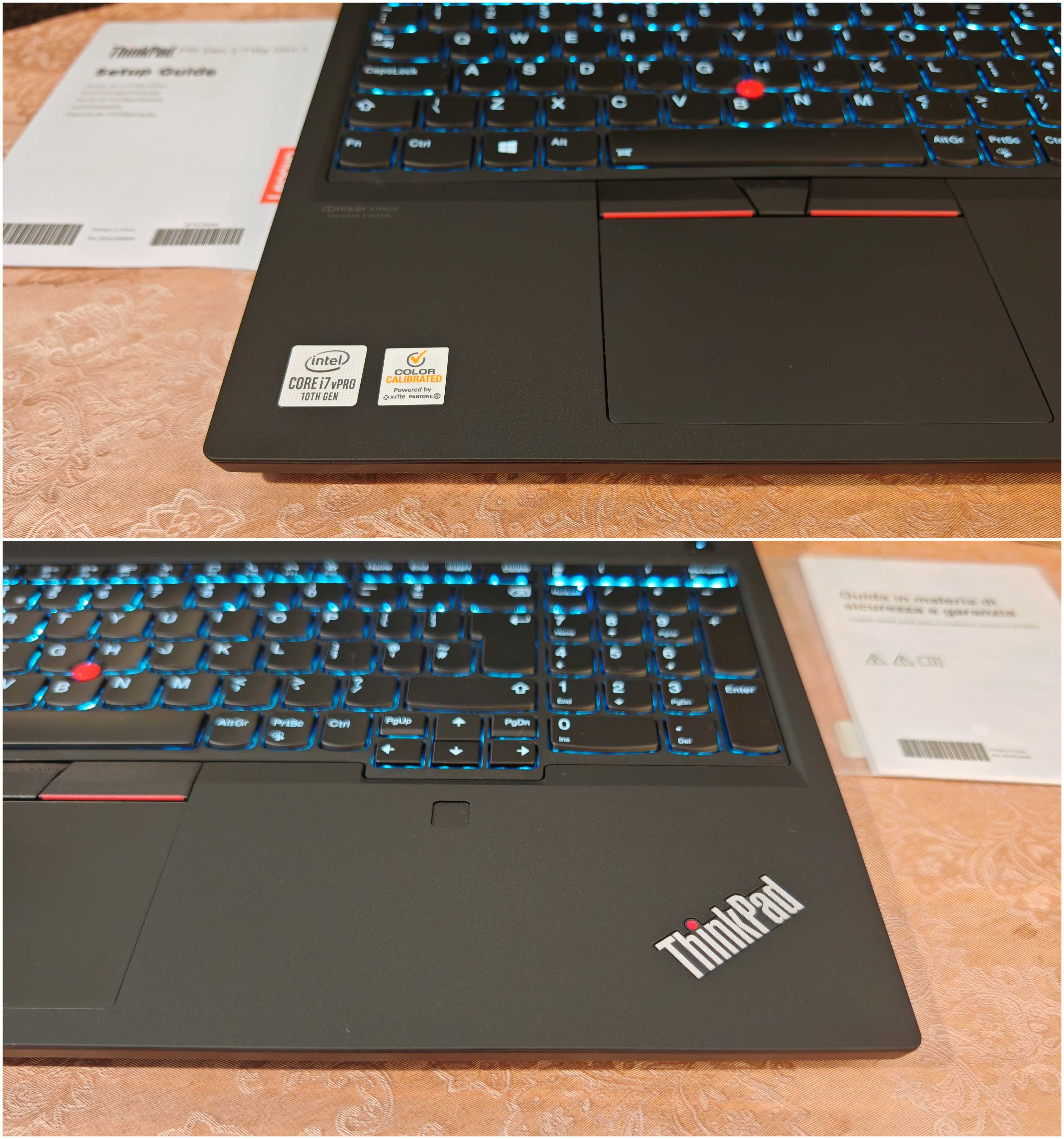 4K 100% Adobe/Core i7-10850H/16G RAM/512 SSD/Quadro T1000/ThinkPad P15