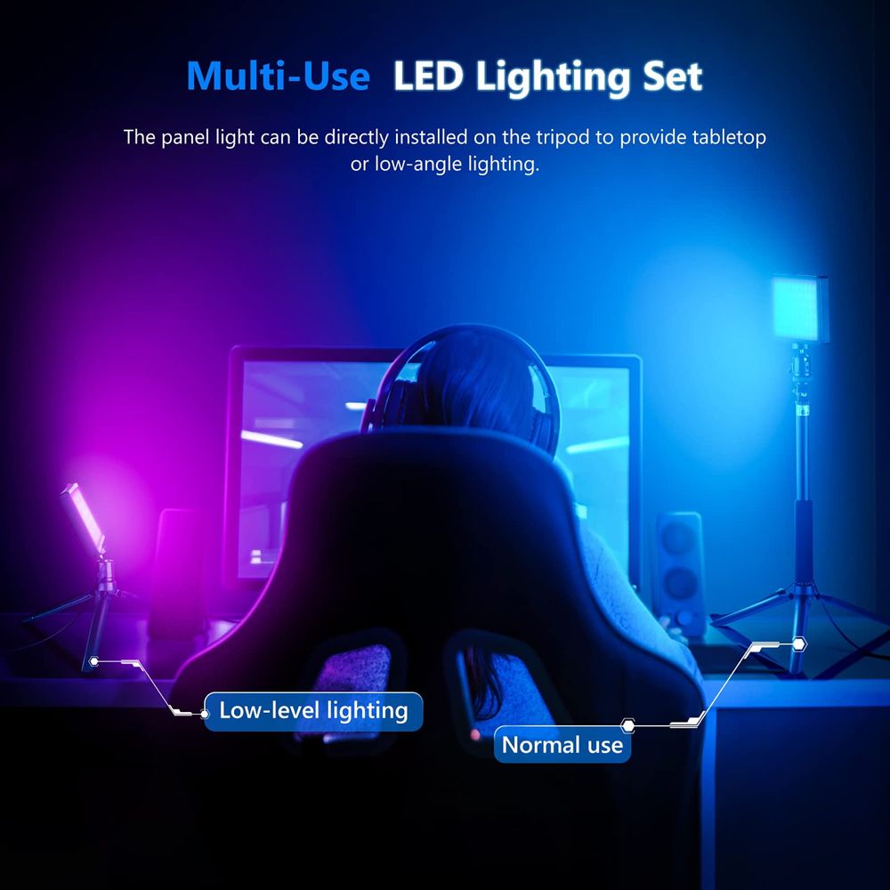 Проф. Видео и фото диодно осветление. Rgb + bi. Постоянн осветление.