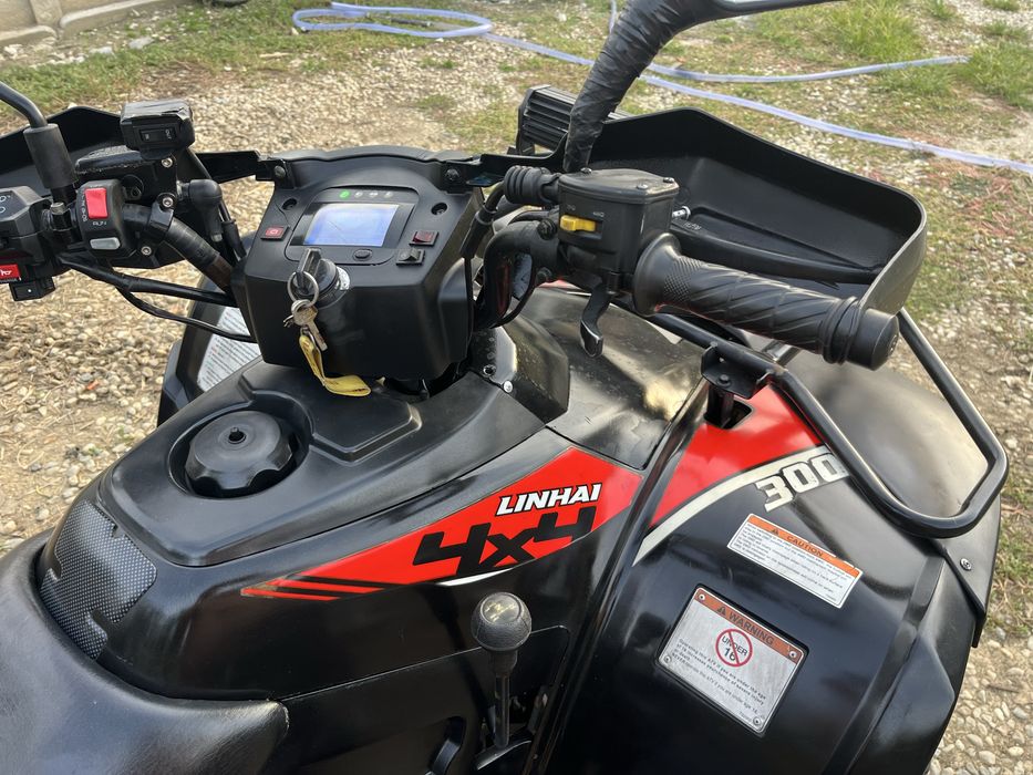 Atv linhai dragonfly 300cc 4x4 la buton an fab  2020 inmatriculat
