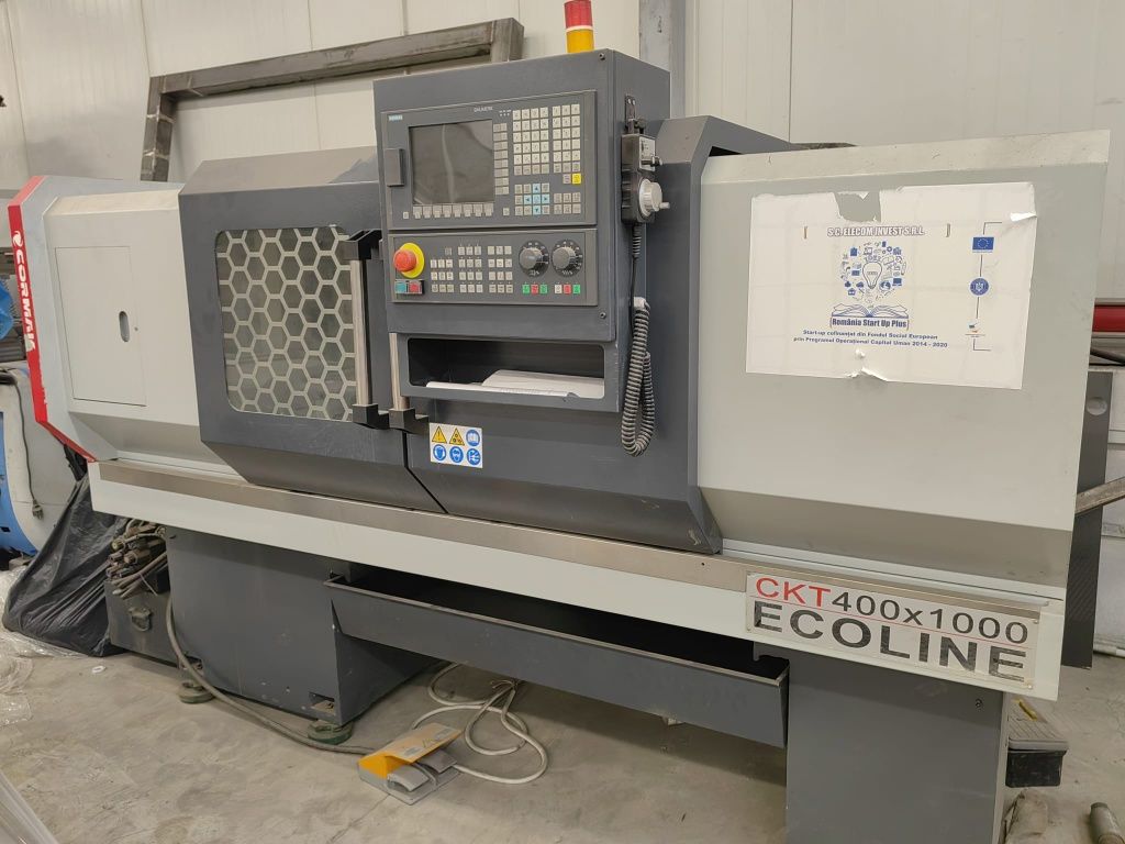 Strung CNC Cormak CKT 400x1000 ECOLINE – 0 ore de funcționare – An 202