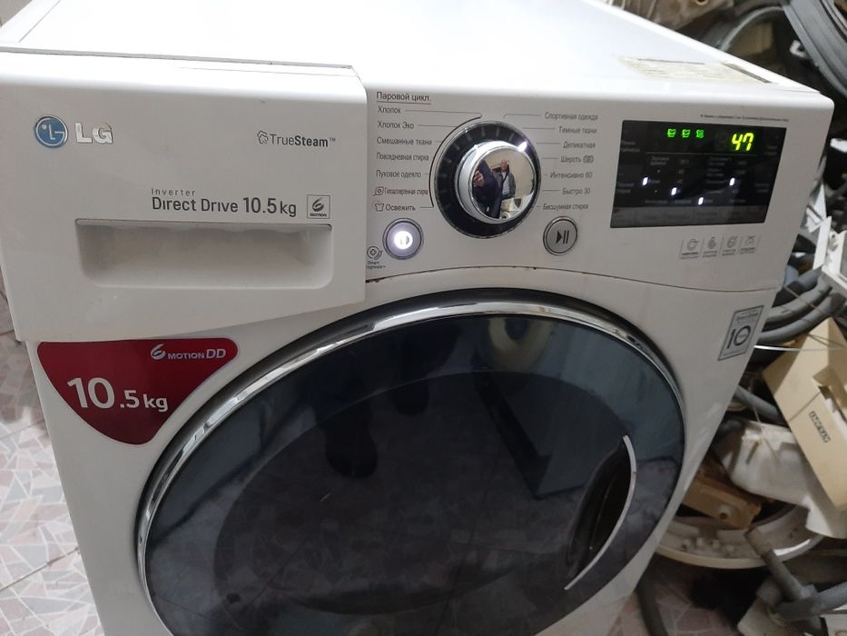 Стиральная машина LG Direct Drive на 10,5 кг . Гарантия. Доставка. W