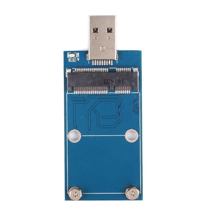 Adaptor SSD mSATA la USB 3.0 rack extern carcasa gen stick USB metalic