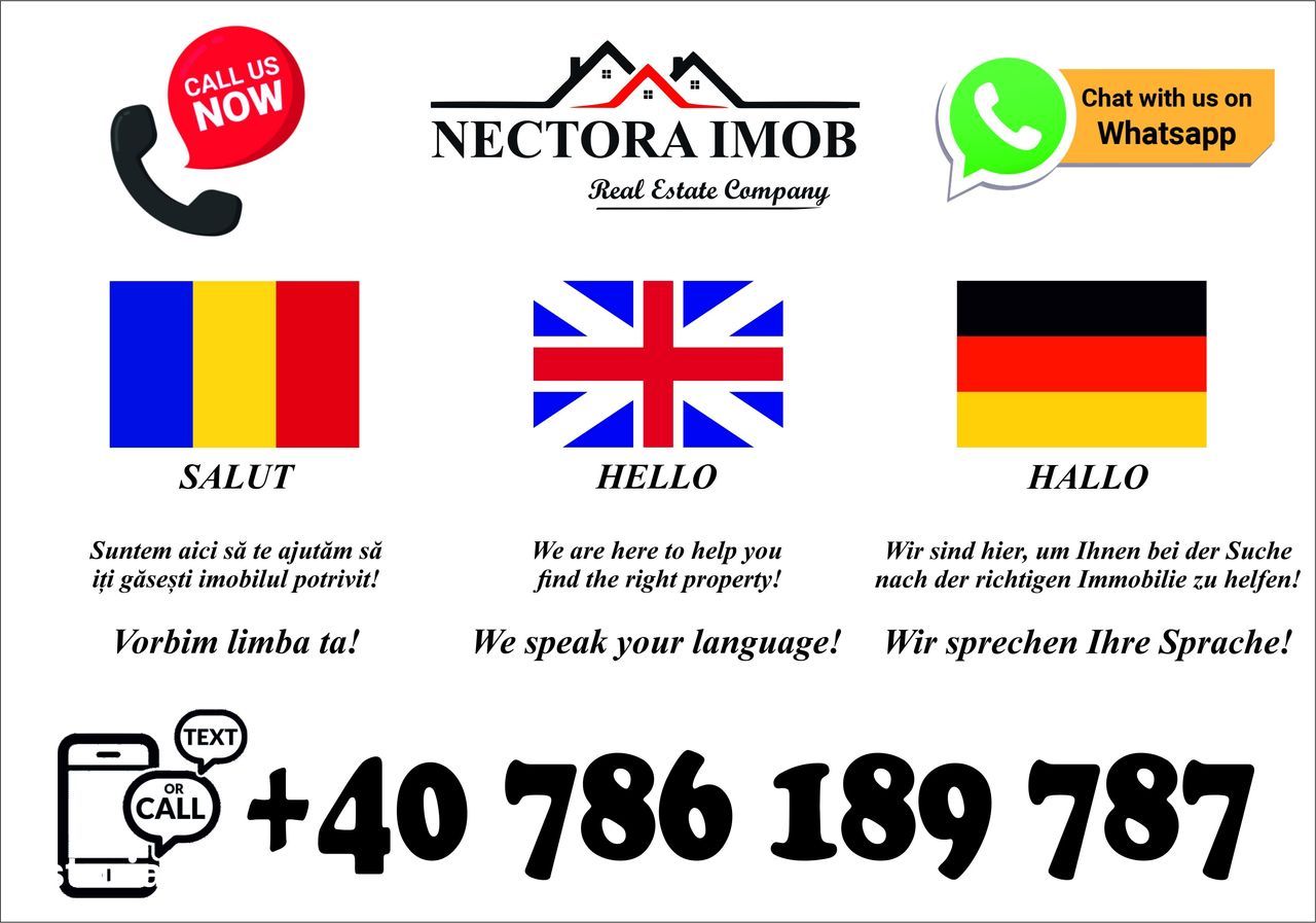 NECTORA IMOB-Apartament 3 camere, 2 bai, Zona Decebal-Dacia, 77 mp, PB