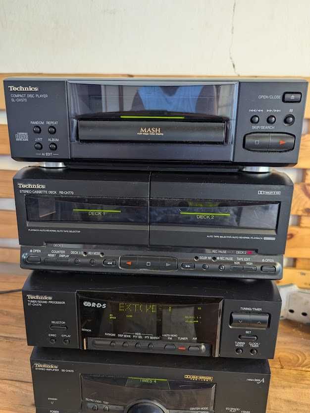 Technics аудиосистема , дек , касетофон hi fi