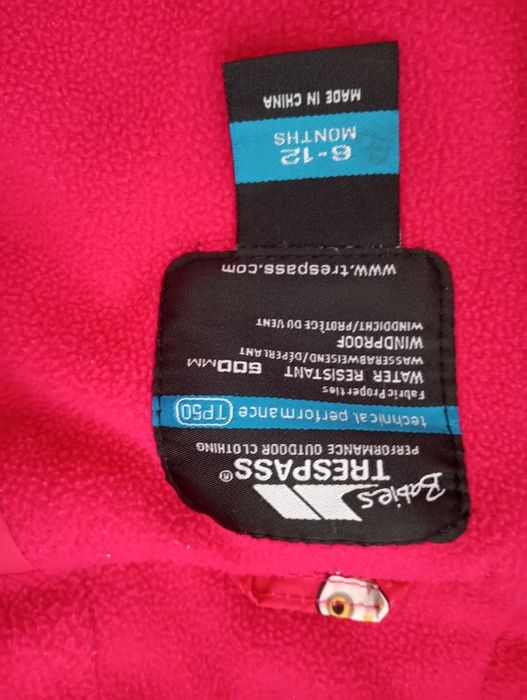 Combinezon Trespass 6-12 luni