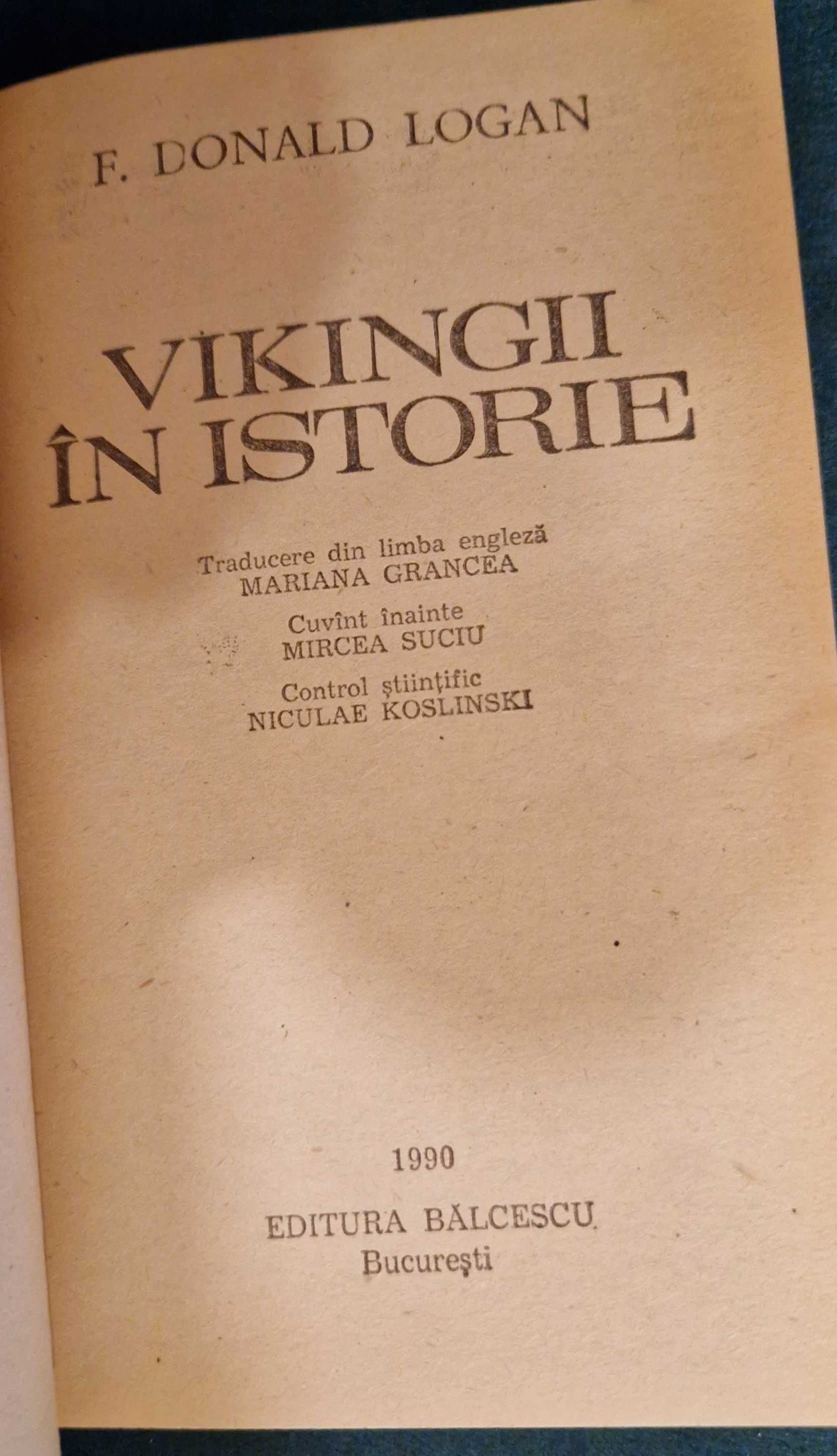 Carte -"Vikingii in istorie "