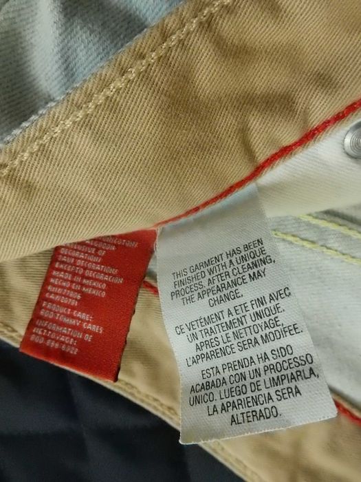 Tommy Hilfiger Freedom Fit Red Label Premium Vintage Denim. Marime 34.